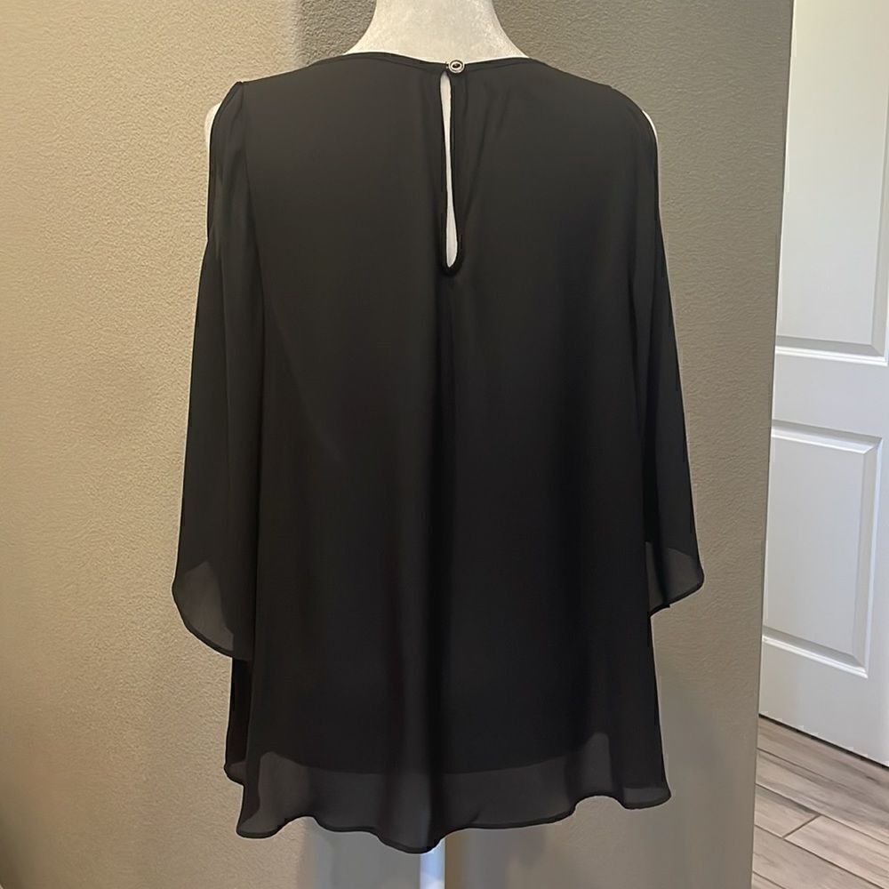Sam Edelman Cold Shoulder Basic Top - Picture 2 of 4